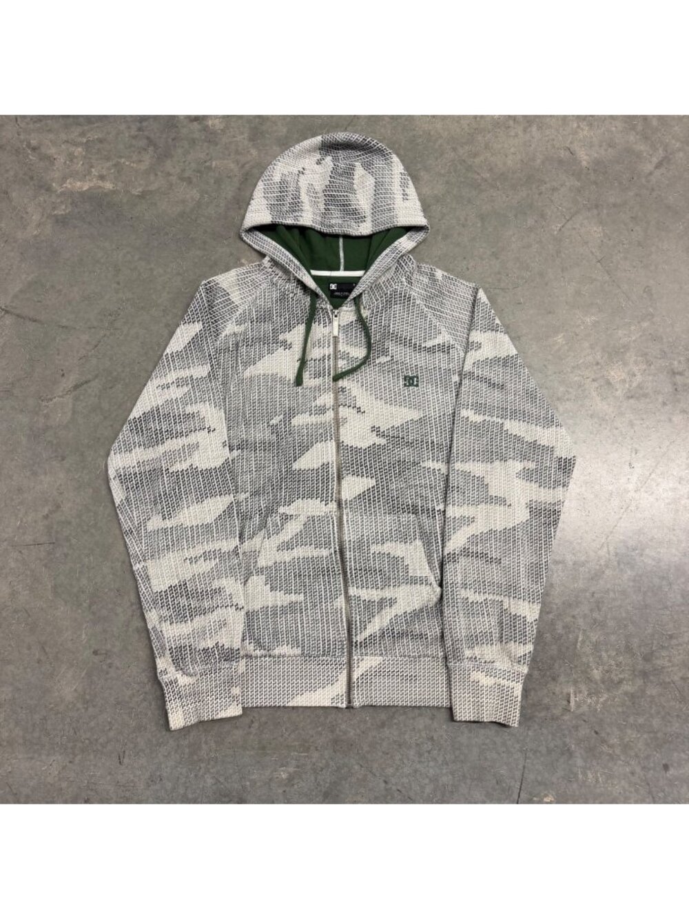DC Shoes 2000s Spec Op Camo Zip Hoodie